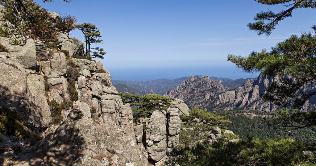la variante du GR20 dans le massif de Bavella