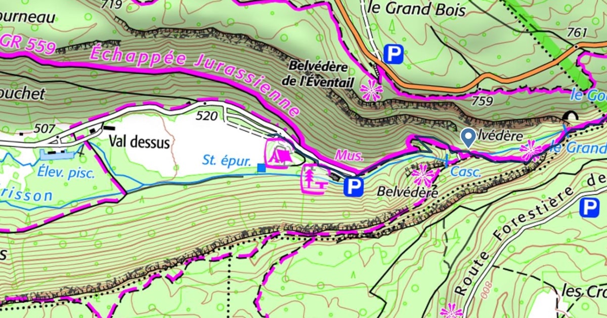 Les cascades du Hérisson en randonnée